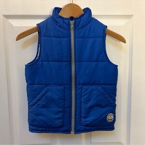 GAP Kids Royal Blue Quilted Vest